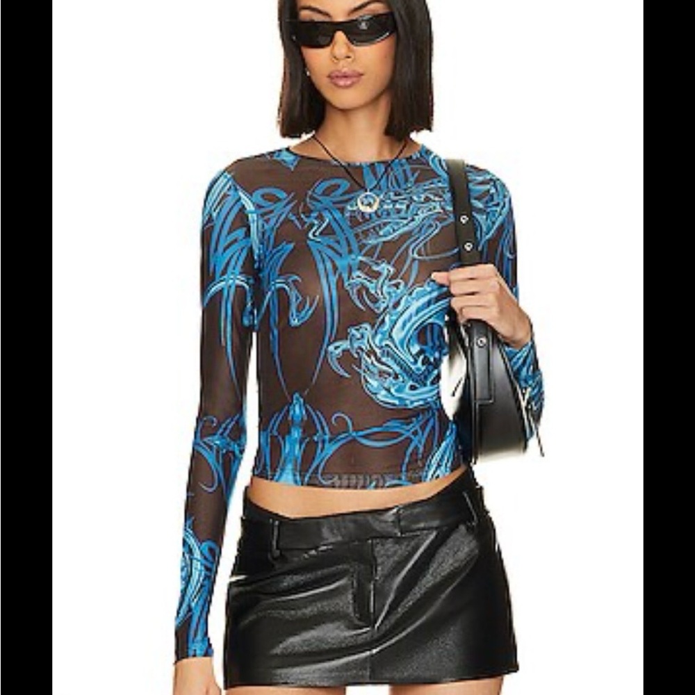 Miaou long sleeve tee